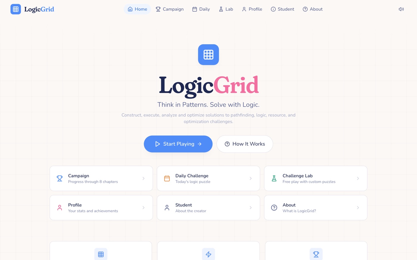 LogicGrid screenshot